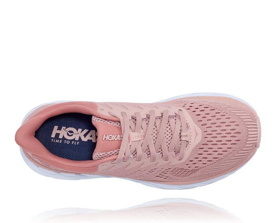 Hoka One One ランニングシューズ レディース ピンク - クリフトン 7 - OI0479862